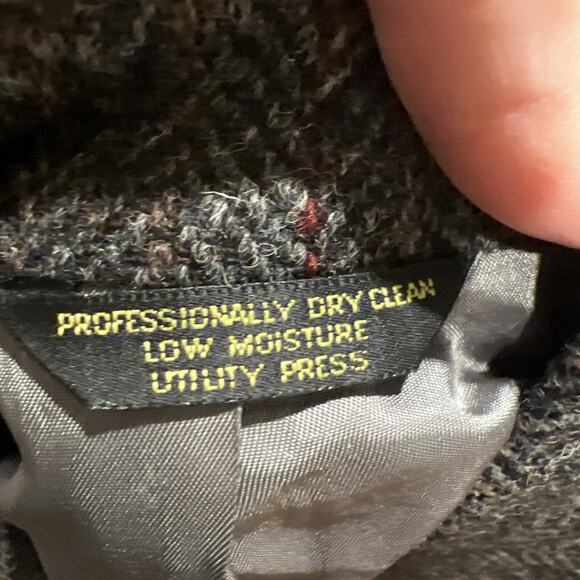 Vintage Men’s Harris Tweed 100% Scottish Wool Made For Hamburger Kennedys - Picture 10 of 16
